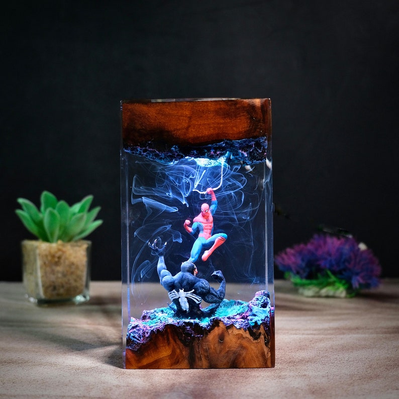 Venom & Spiderman, Iron Man, Thor Night Light