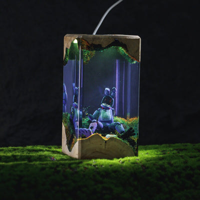 Creepy Freddy Resin Lamp