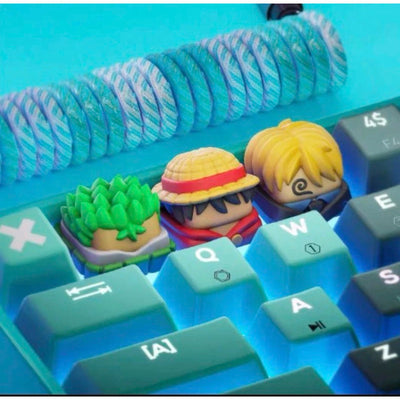 One Piece Resin Keycap Pirate King