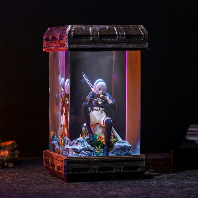 2B Nier  Automata Figure Epoxy lamp