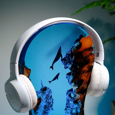 Whale Resin Epoxy Lamp