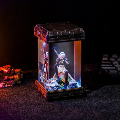 2B Nier  Automata Figure Epoxy lamp