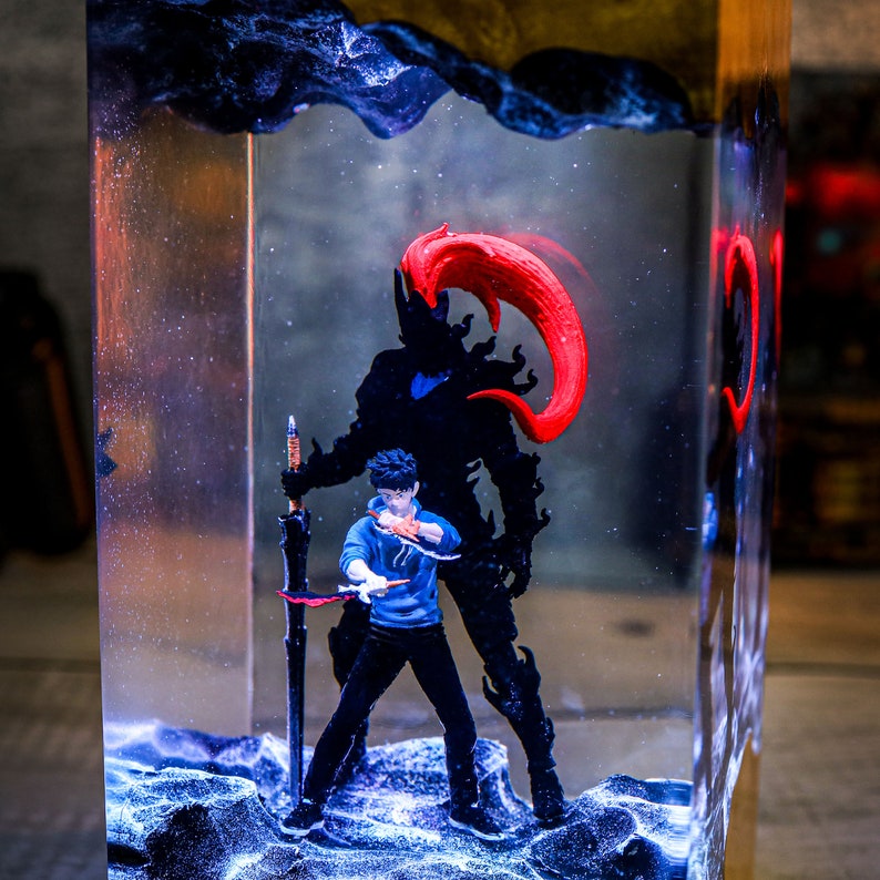 Sung Jinwoo Figure Epoxy lamp – ARTLEMI Store