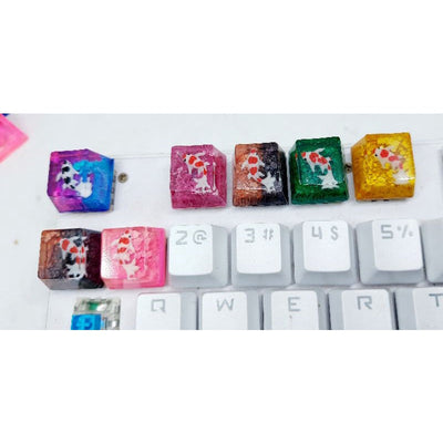 Colorful KOI Resin Keycap(NK)