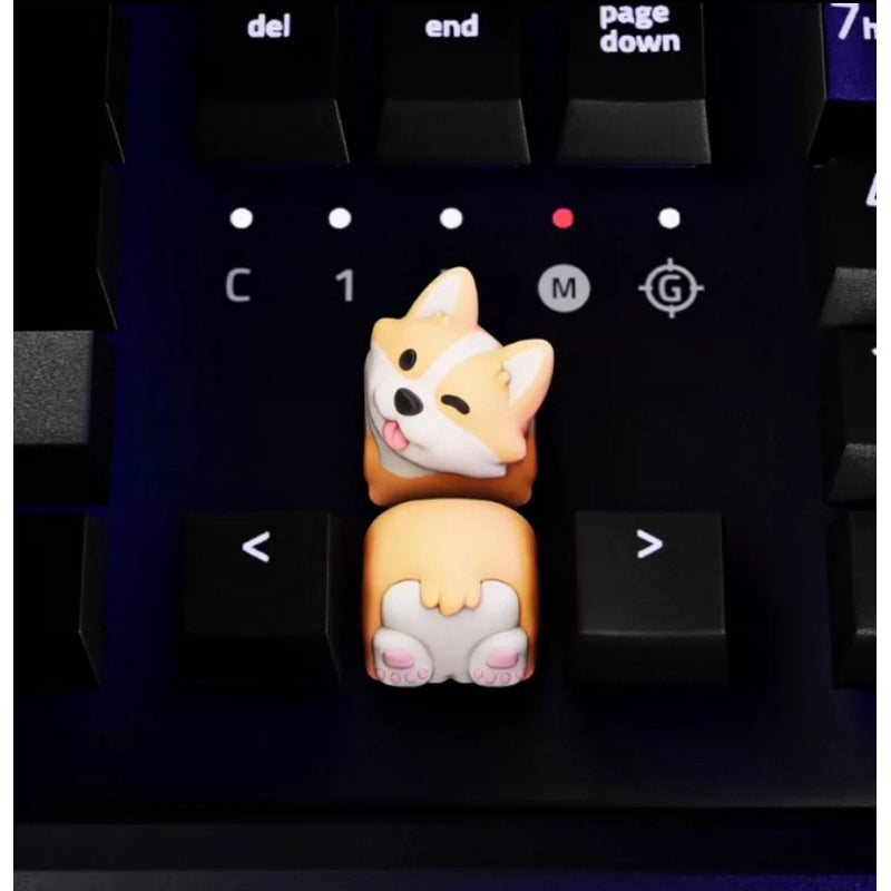 Keycap Resin Animal Corgi Cute