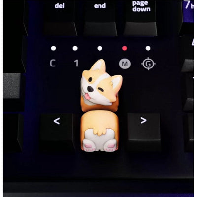 Keycap Resin Animal Corgi Cute