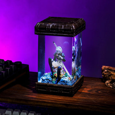 2B Nier  Automata Figure Epoxy lamp