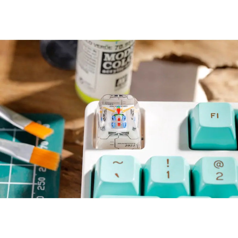 Gundam Mechanical Keyboard Buttons