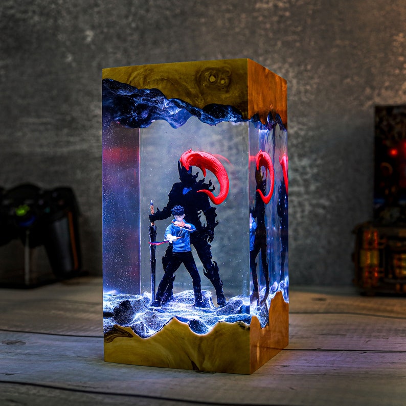 Sung Jinwoo Figure Epoxy lamp – ARTLEMI Store