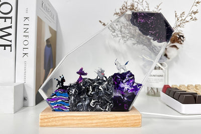 Umbreon Shiny Resin Epoxy Lamp, Night Light