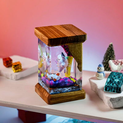 Clefairy Pokemon Resin Diorama Lamp
