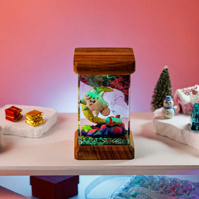 Clefairy Pokemon Resin Diorama Lamp