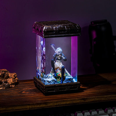 2B Nier  Automata Figure Epoxy lamp