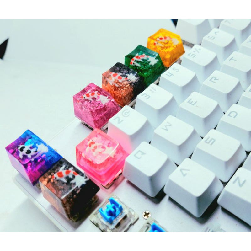 Colorful KOI Resin Keycap(NK)