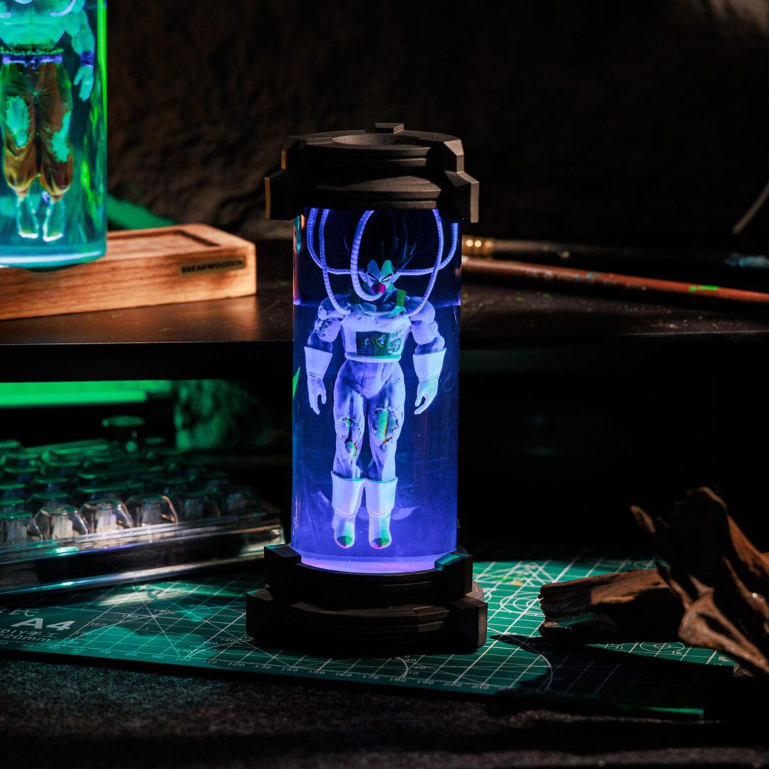 ドラム缶LEDライト内臓No.5 Vegeta Diorama Anime Resin Lamp – ARTLEMI Store