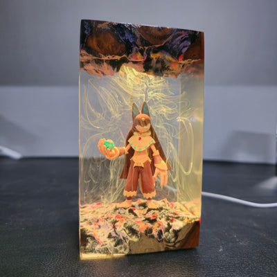 Palw.orld Gui.de An.ubis Figure  Resin Lamp(AR)