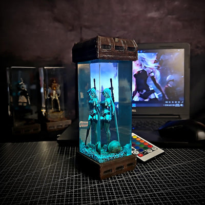 Character 2.A in game N.i.e.r resin lamp