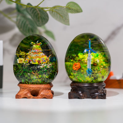 Dah Hesho Shrine Resin Lamp