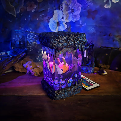 Halloween decor resin lamp