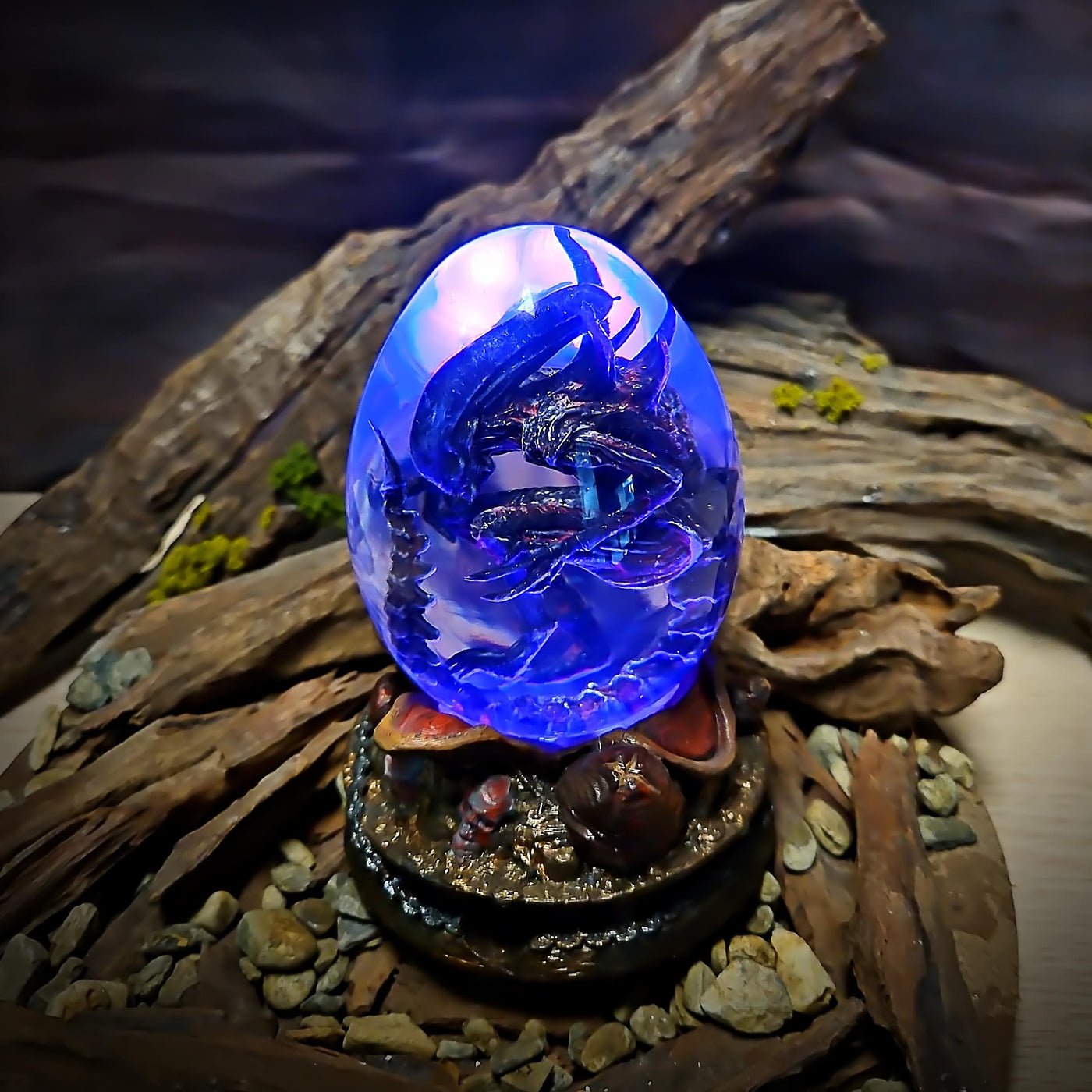 Alien Egg Resin Lamp