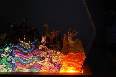 Resin Lamp Umbreon Espeon