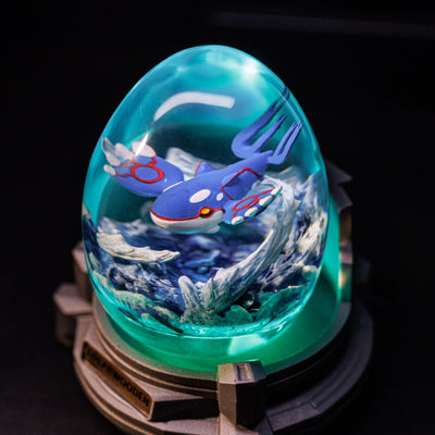 Epoxy Resin Egg Lamp Kyogre