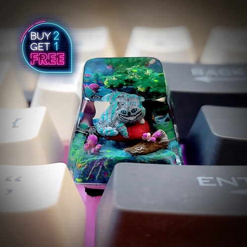 Smiling Cat Keycap