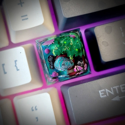 Smiling Cat Keycap