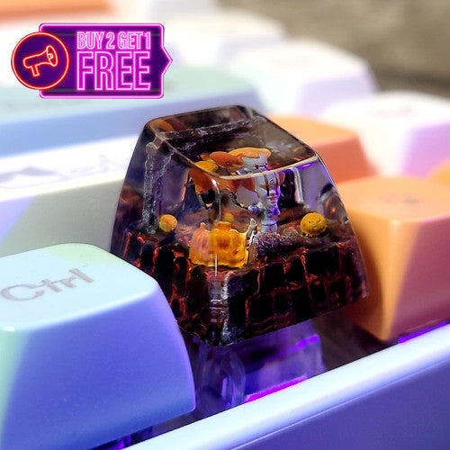 Spo.oky Clo.wn Keycaps