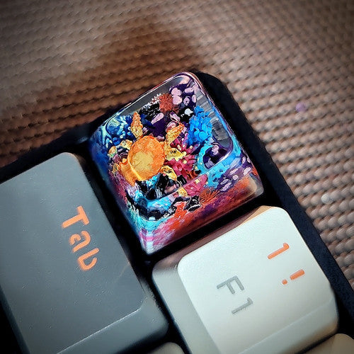 Coral Crab Keycaps