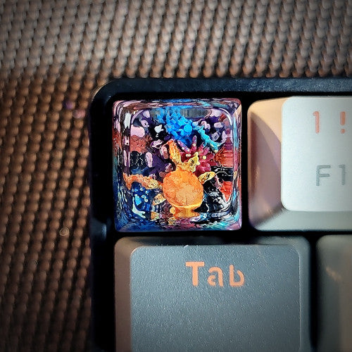 Coral Crab Keycaps