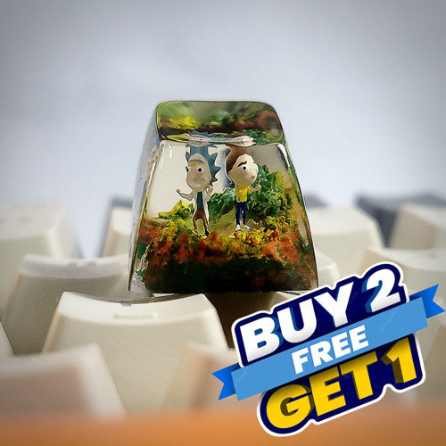 Rick and Morthy Keycaps