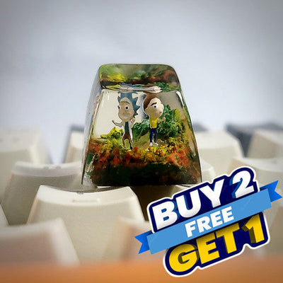 Rick and Morthy Keycaps