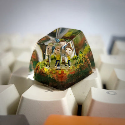 Rick and Morthy Keycaps