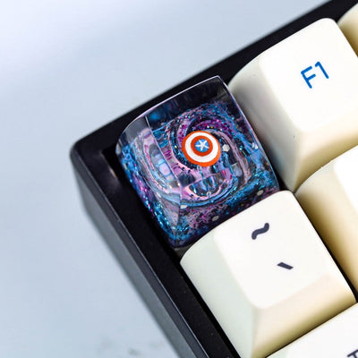 Capt.ain Ame.rica Shield Keycap