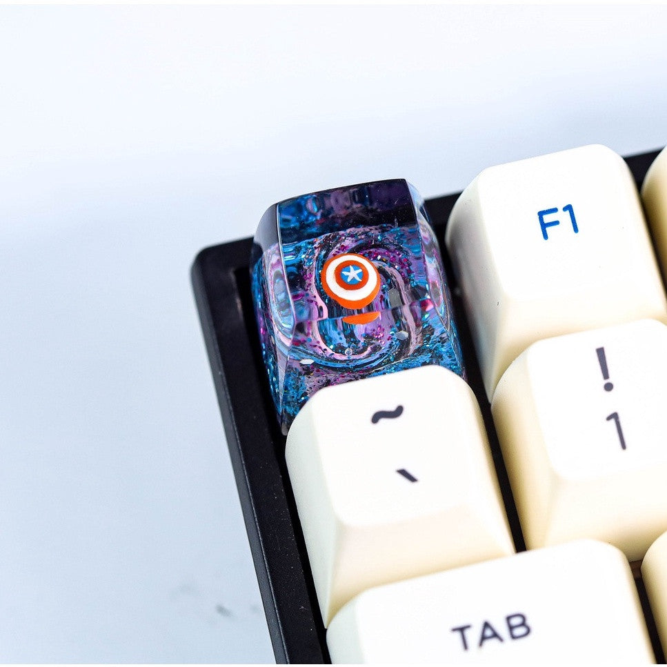 Capt.ain Ame.rica Shield Keycap