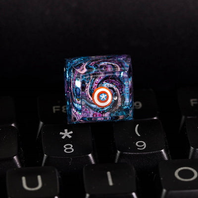 Capt.ain Ame.rica Shield Keycap