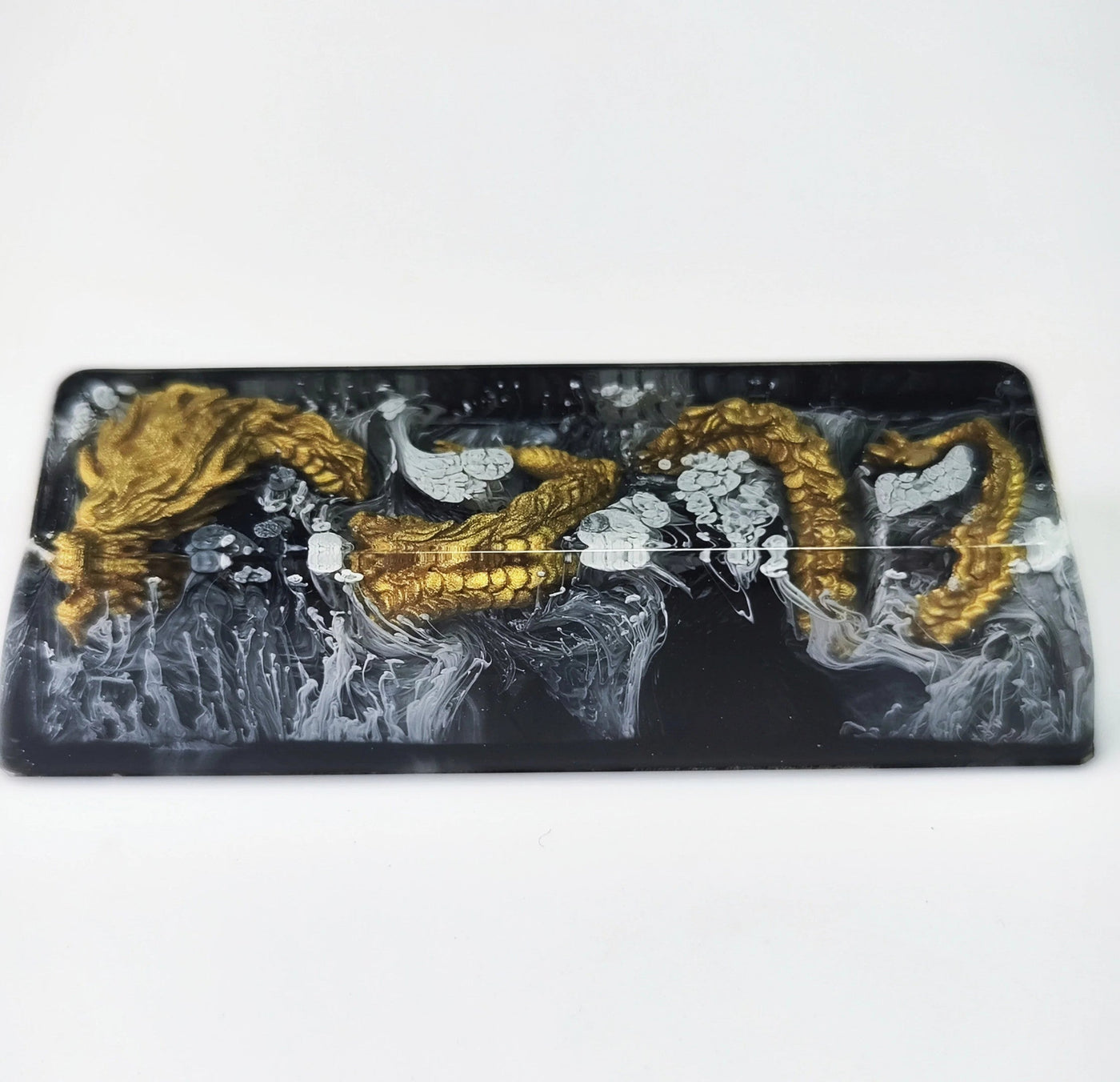 Golden Dragon Artisan Resin Keycaps