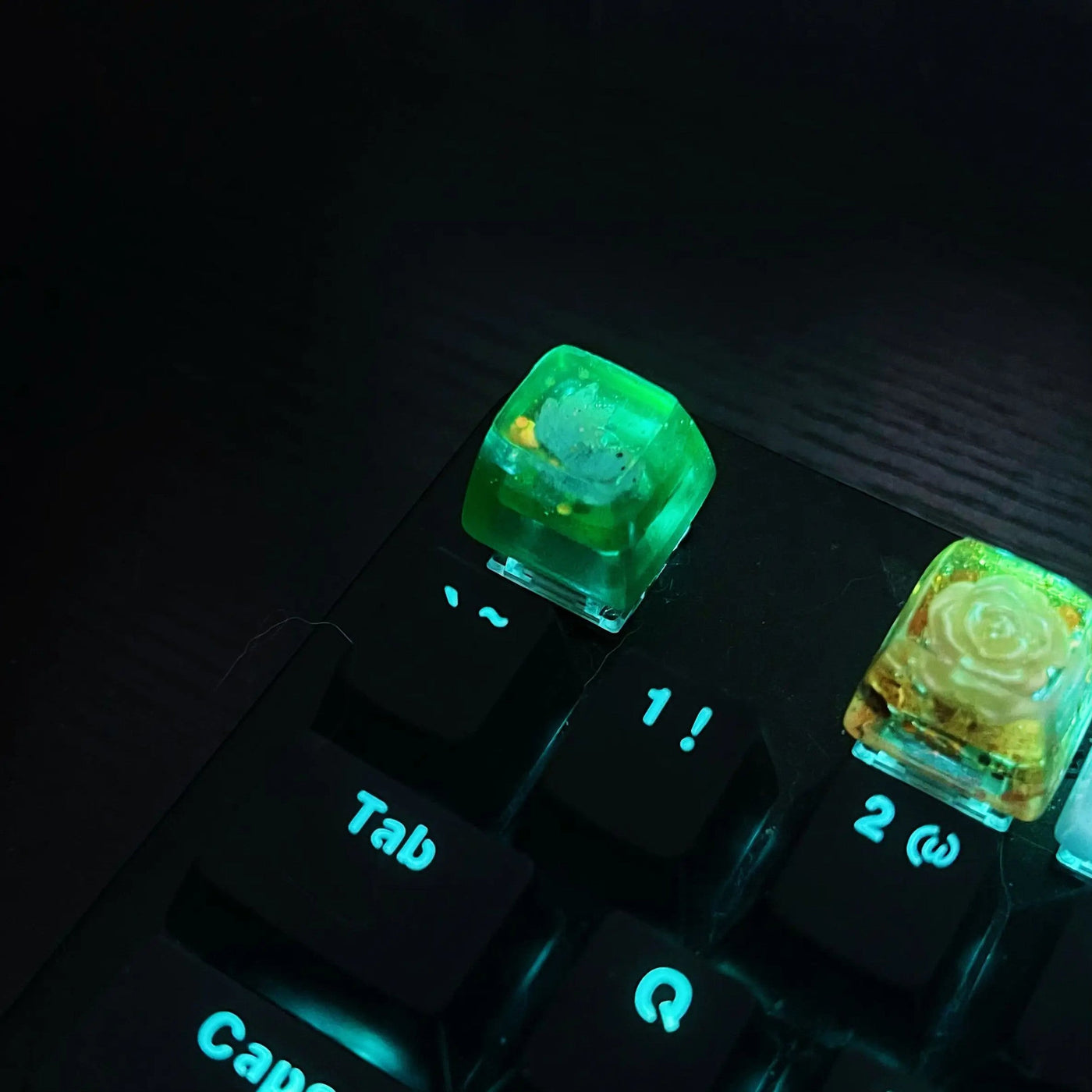 Goldfish Sky Artisan Keycaps