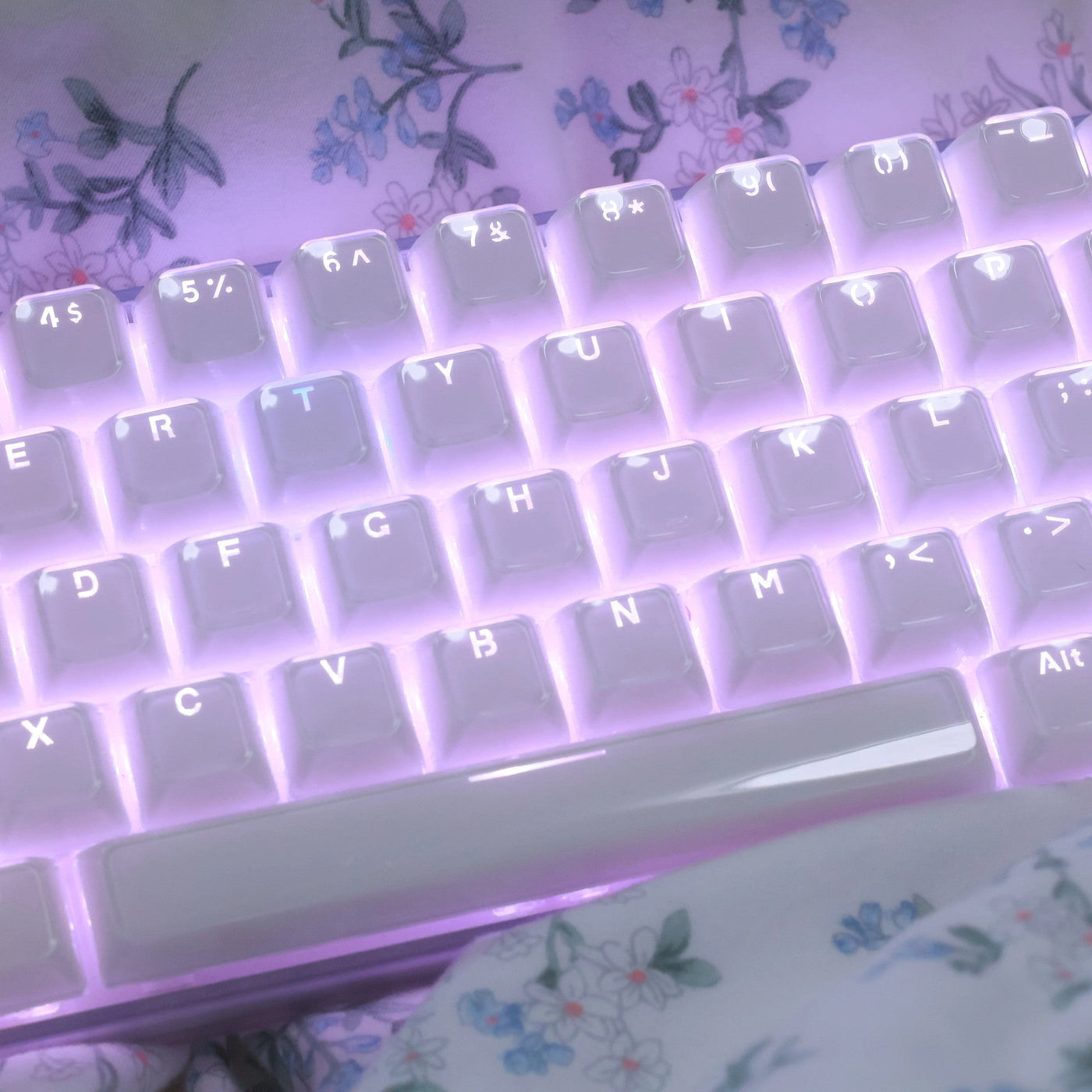 Translucent Keycaps 135 Keys Mechanical Keyboard