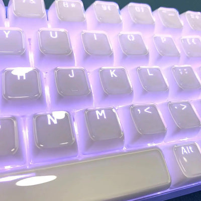 Translucent Keycaps 135 Keys Mechanical Keyboard