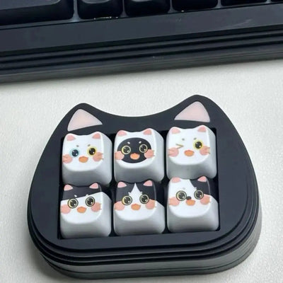 MAO Black Cat Keycaps 142 Keys