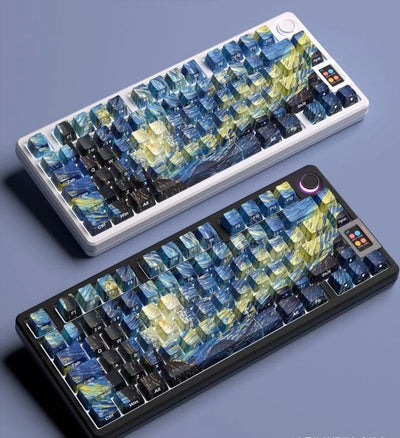 135 Keys VanGogh Keycaps