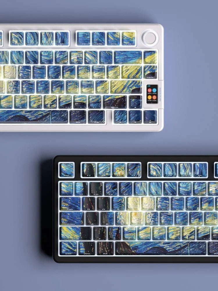 135 Keys VanGogh Keycaps