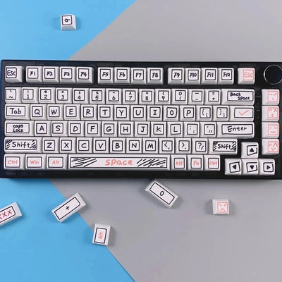 126 Keys Graffiti Keycap