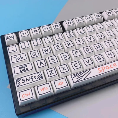 126 Keys Graffiti Keycap