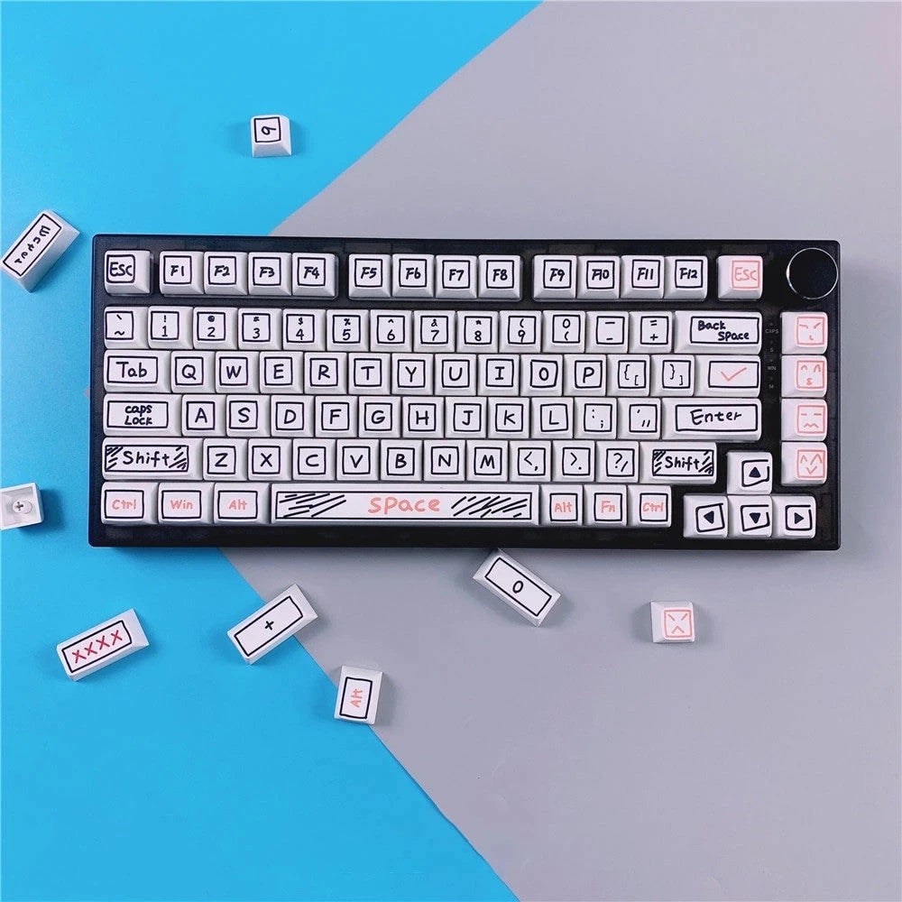 126 Keys Graffiti Keycap