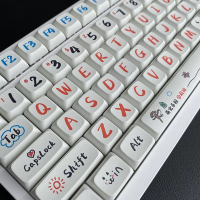 126 Keys Graffiti Keycap