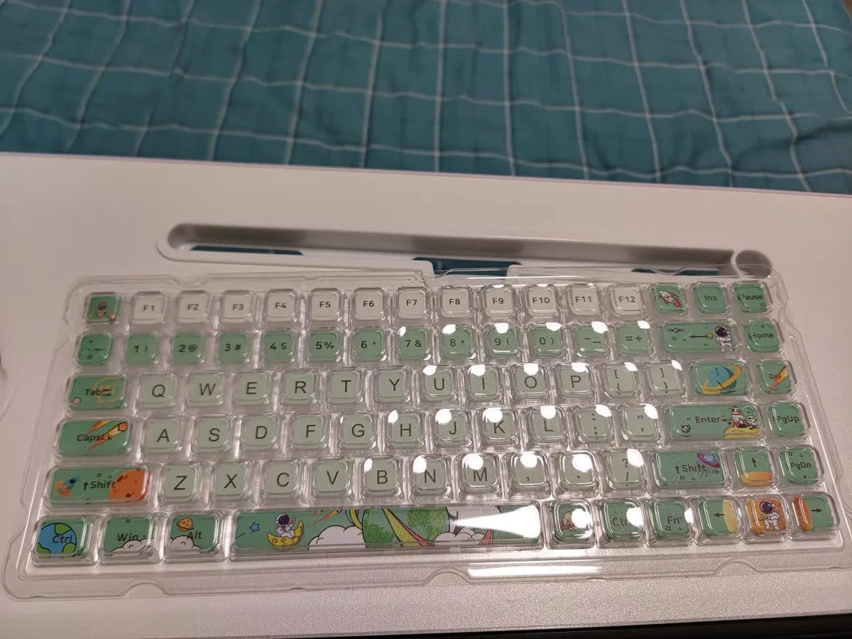 84 Keys Crystal Transparent Keycaps