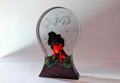 Resin Headphone Stand Volcano